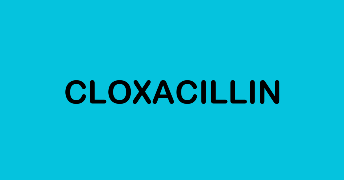 Cloxacillin sodium